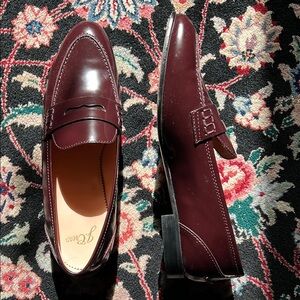 J.Crew Burgundy Loafers